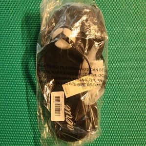 Brand new black flip flops size 7 Aerie